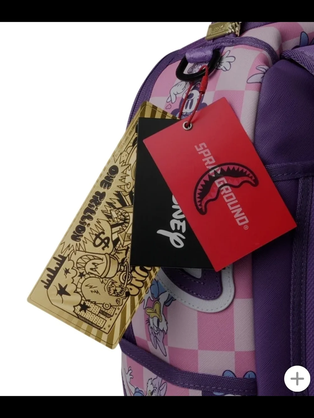 DISNEY MINNIE DAISY CHECK BACKPACK